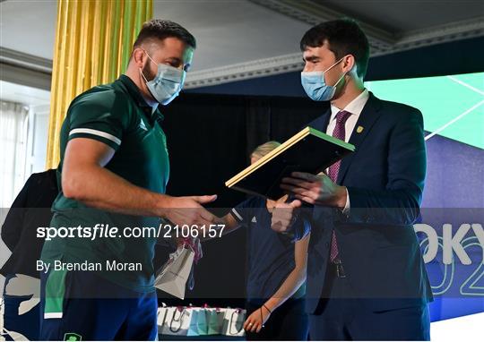 Team Ireland Homecoming from Tokyo 2020 Olympics