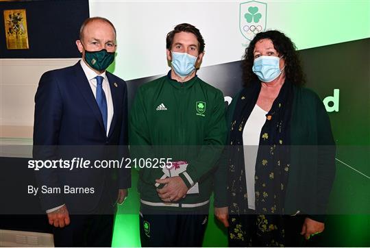 Team Ireland Homecoming from Tokyo 2020 Olympics