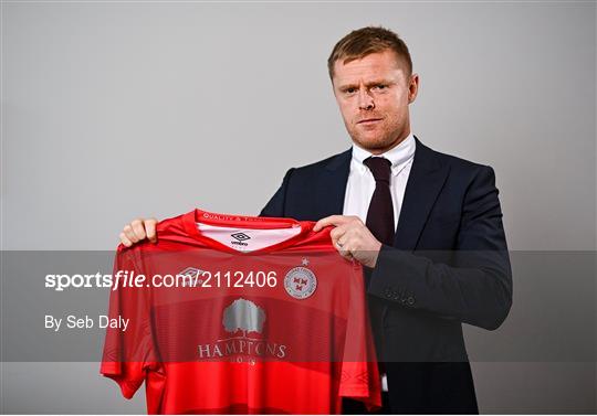 Shelbourne FC introduce new manager Damien Duff Shelbourne FC introduce new manager Damien Duff