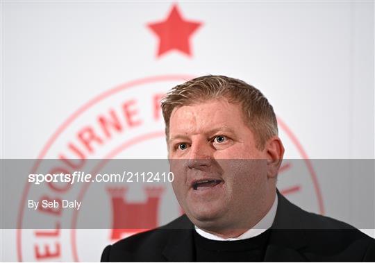 Shelbourne FC introduce new manager Damien Duff Shelbourne FC introduce new manager Damien Duff
