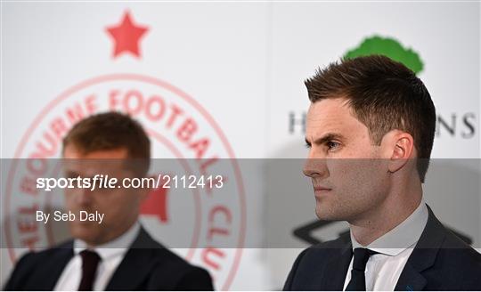 Shelbourne FC introduce new manager Damien Duff Shelbourne FC introduce new manager Damien Duff