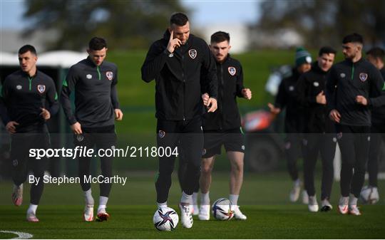 Republic of Ireland Training Session & Press Conference