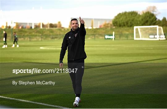 Republic of Ireland Training Session & Press Conference Republic of Ireland Training Session & Press Conference