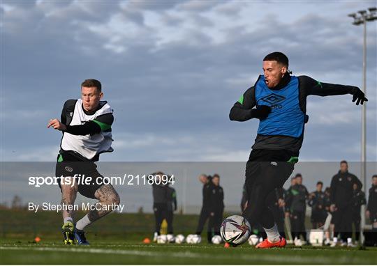 Republic of Ireland Training Session & Press Conference Republic of Ireland Training Session & Press Conference