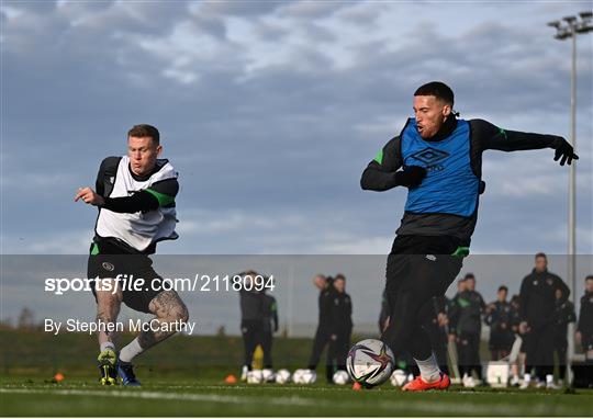 Republic of Ireland Training Session & Press Conference