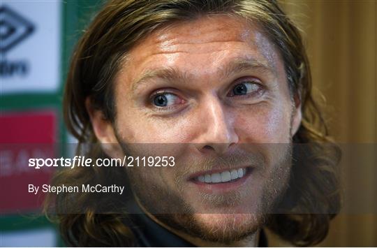 Republic of Ireland Press Conference & Training Session Republic of Ireland Press Conference & Training Session