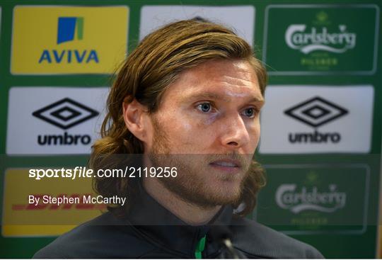 Republic of Ireland Press Conference & Training Session Republic of Ireland Press Conference & Training Session