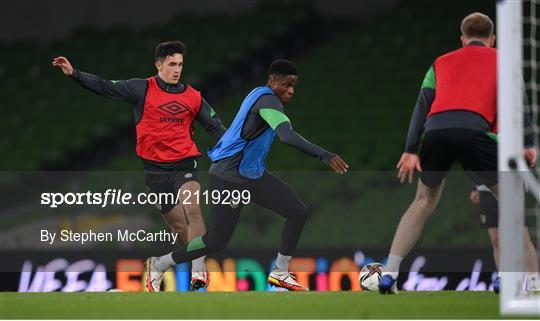 Republic of Ireland Press Conference & Training Session Republic of Ireland Press Conference & Training Session