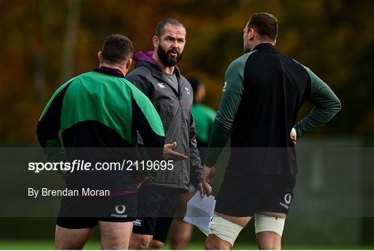 Ireland Rugby Squad Training Ireland Rugby Squad Training