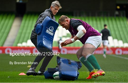 Ireland captain's run Ireland captain's run