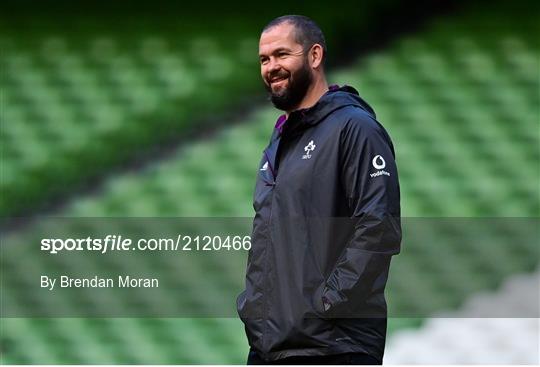 Ireland captain's run Ireland captain's run