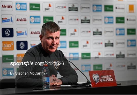 Republic of Ireland Press Conference & Training Session Republic of Ireland Press Conference & Training Session