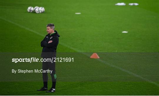 Republic of Ireland Press Conference & Training Session Republic of Ireland Press Conference & Training Session