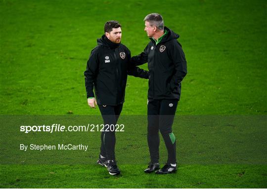 Republic of Ireland Press Conference & Training Session Republic of Ireland Press Conference & Training Session