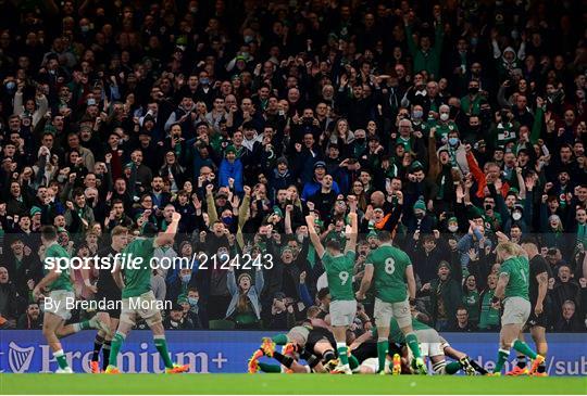 Ireland v New Zealand - Autumn Nations Series Ireland v New Zealand - Autumn Nations Series