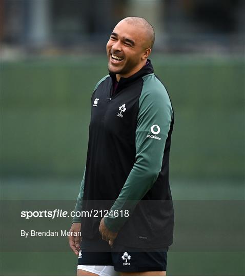 Ireland Rugby Squad Training Ireland Rugby Squad Training