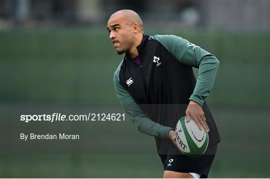 Ireland Rugby Squad Training