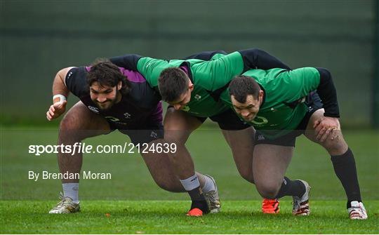 Ireland Rugby Squad Training Ireland Rugby Squad Training