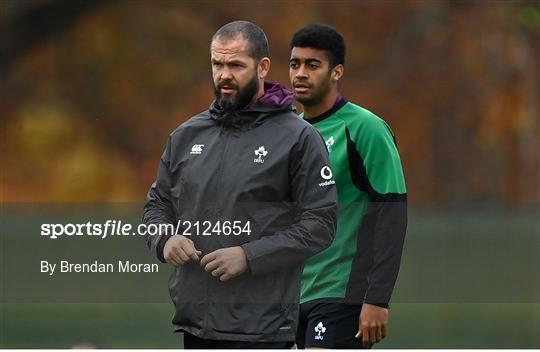 Ireland Rugby Squad Training Ireland Rugby Squad Training