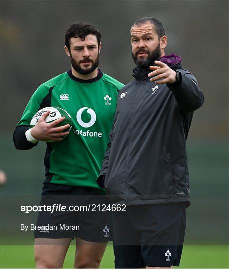Ireland Rugby Squad Training Ireland Rugby Squad Training