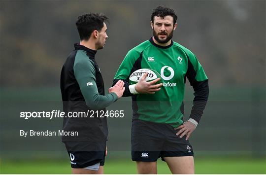 Ireland Rugby Squad Training