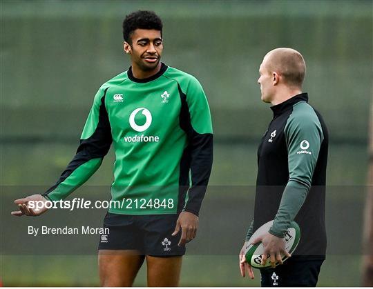 Ireland Rugby Squad Training