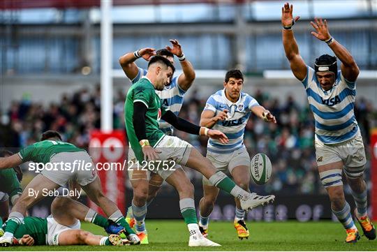 Ireland v Argentina - Autumn Nations Series Ireland v Argentina - Autumn Nations Series