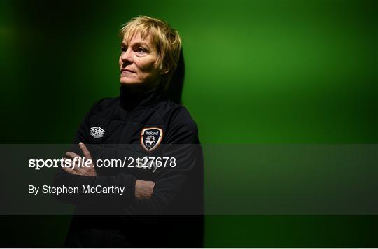Republic of Ireland Women Press Conference & Training Session Republic of Ireland Women Press Conference & Training Session