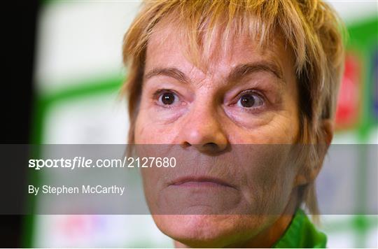 Republic of Ireland Women Press Conference & Training Session Republic of Ireland Women Press Conference & Training Session
