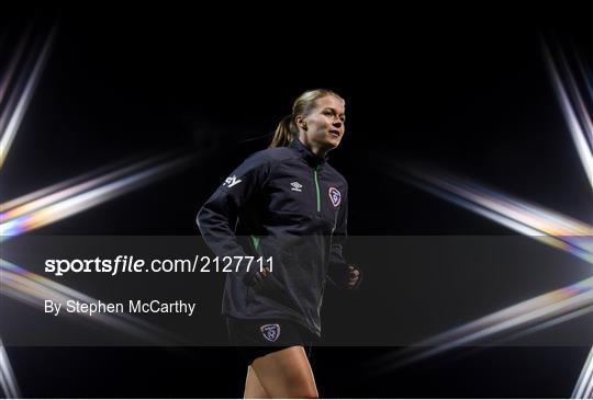 Republic of Ireland Women Press Conference & Training Session Republic of Ireland Women Press Conference & Training Session