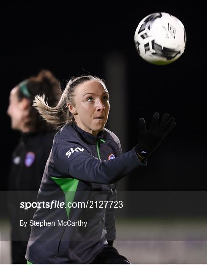 Republic of Ireland Women Press Conference & Training Session Republic of Ireland Women Press Conference & Training Session