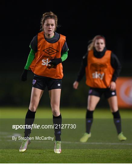 Republic of Ireland Women Press Conference & Training Session Republic of Ireland Women Press Conference & Training Session