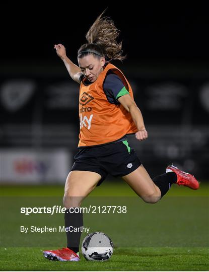 Republic of Ireland Women Press Conference & Training Session Republic of Ireland Women Press Conference & Training Session
