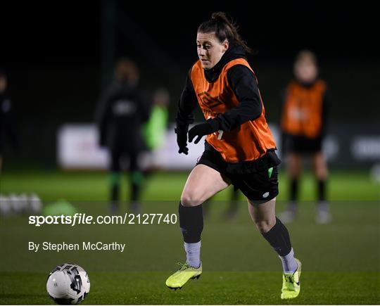 Republic of Ireland Women Press Conference & Training Session Republic of Ireland Women Press Conference & Training Session