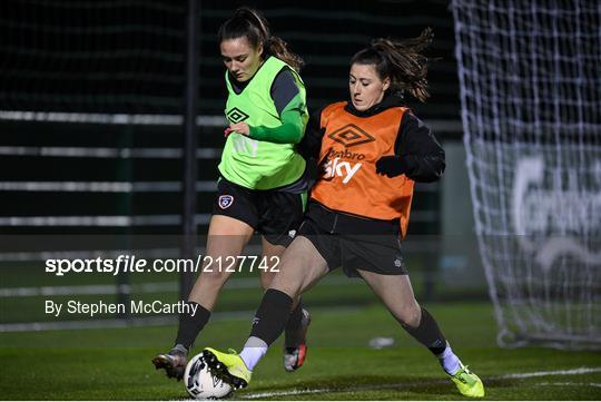 Republic of Ireland Women Press Conference & Training Session Republic of Ireland Women Press Conference & Training Session