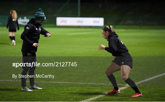 Republic of Ireland Women Press Conference & Training Session Republic of Ireland Women Press Conference & Training Session