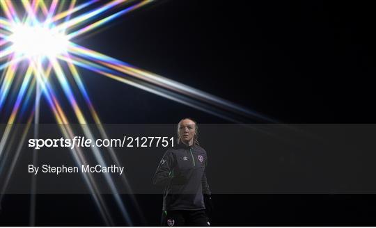 Republic of Ireland Women Press Conference & Training Session Republic of Ireland Women Press Conference & Training Session