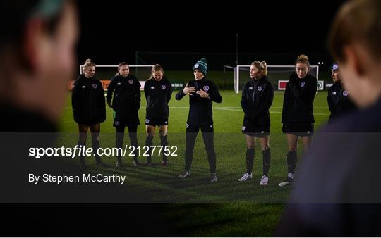 Republic of Ireland Women Press Conference & Training Session Republic of Ireland Women Press Conference & Training Session