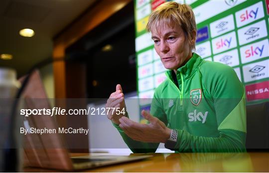 Republic of Ireland Women Press Conference & Training Session Republic of Ireland Women Press Conference & Training Session