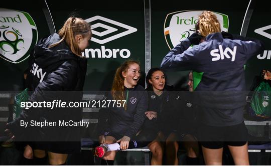 Republic of Ireland Women Press Conference & Training Session Republic of Ireland Women Press Conference & Training Session