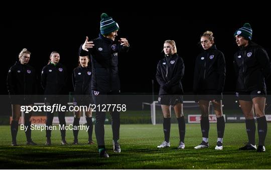 Republic of Ireland Women Press Conference & Training Session Republic of Ireland Women Press Conference & Training Session