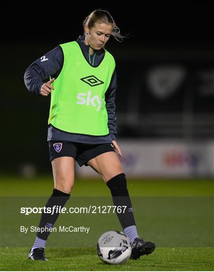 Republic of Ireland Women Press Conference & Training Session Republic of Ireland Women Press Conference & Training Session