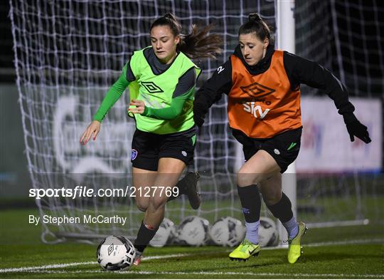 Republic of Ireland Women Press Conference & Training Session Republic of Ireland Women Press Conference & Training Session