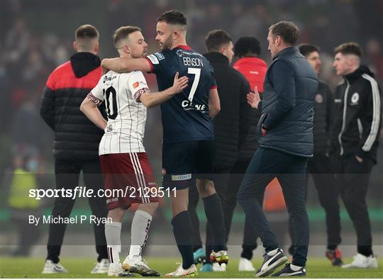 Bohemians v St Patrick's Athletic - Extra.ie FAI Cup Final Bohemians v St Patrick's Athletic - Extra.ie FAI Cup Final