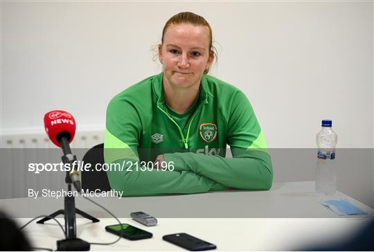 Republic of Ireland Women Press Conference & Training Session Republic of Ireland Women Press Conference & Training Session