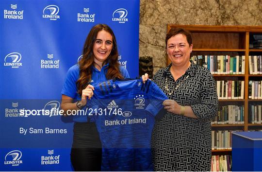 Leinster Rugby Womens Cap and Jersey Presentation