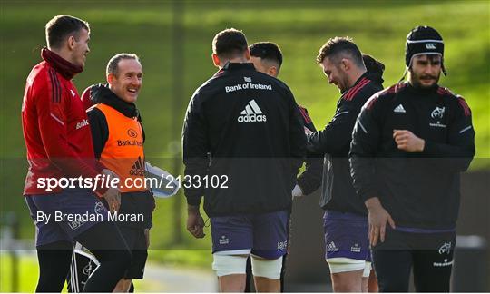 Munster Rugby Squad Training