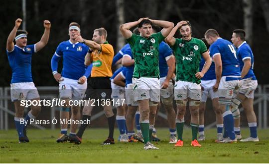 Ireland v Italy - U20's International