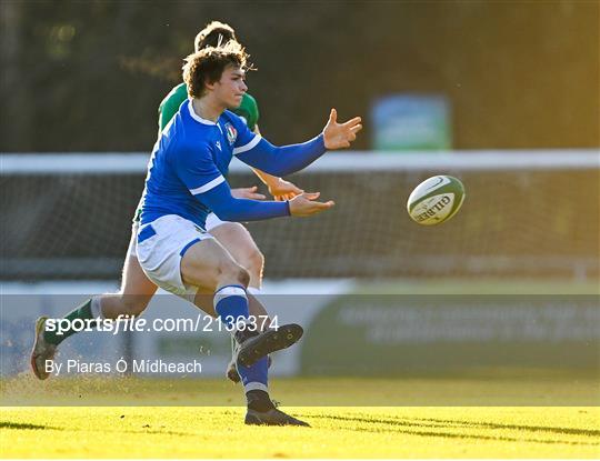 Ireland v Italy - U20's International Ireland v Italy - U20's International