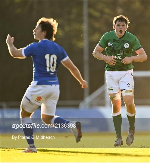 Ireland v Italy - U20's International Ireland v Italy - U20's International